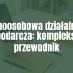 A modern home office setup with a laptop, documents, and a cup of coffee, symbolizing a one-person business, bright and professional atmosphere, realistic.