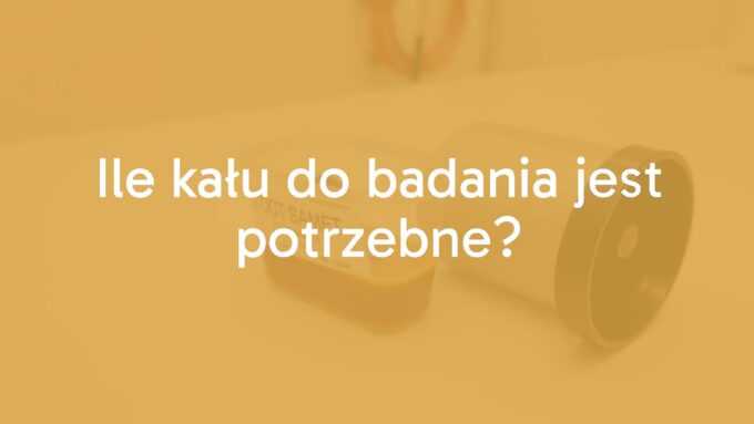 A sterile stool sample container with a small scoop, placed on a clean white surface, medical setting, hygienic, professional.