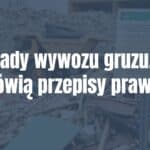 Construction debris pile at a demolition site, with a dump truck in the background, legal documents and warning signs about waste disposal regulations nearby, realistic style.