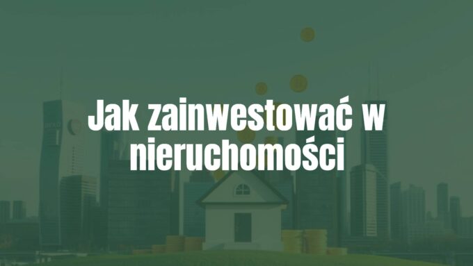 A modern city skyline with a real estate investment theme, buildings with 'For Sale' signs, golden coins rising from a house, professional business vibe, realistic.